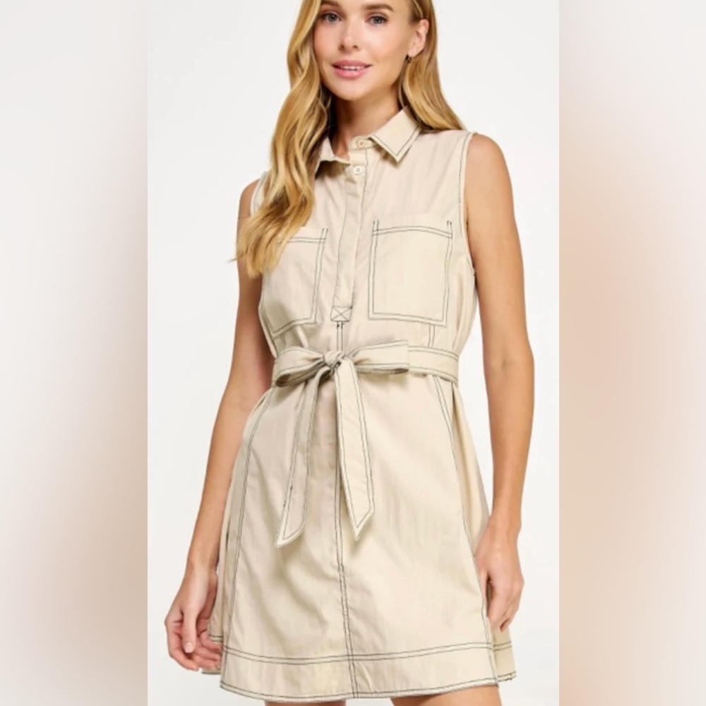 Strut & Bolt Tan Women's Dress NWT